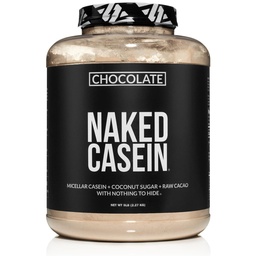 Naga Kazeina Czekoladowa - Czekoladowy Kazeina Micellar Białko - 5 Luzem funtowym, GMO- Free Gluten- Free, Soy- Free Soy-, Preservative- Free - Stymulacyjny wzrost mięśni - Poprawa odzysku - 60 Sługi