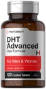 Horbäach DHT Zaawansowana formuła włosów 124; 120 tabletek 124; Non-GMO i gluten Free Hair Formula Mieszanka z Saw Palmetto, Kudzu i Fo- Ti