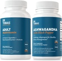 Dr Tobias Adult Multivitamins i Ashwagandha Kapsułki, Wsparcie ogólne Wellness & Zrównoważona Energia & Resilience, Wegan, Non-GMO