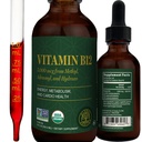 Globalne uzdrawianie - Witamina organiczna B12 5000 MCG Płyn podjęzykowy - Metylokobalamina, Mieszanka Hydroxo & More - Metylowane krople dla dorosłych - Wegan, Non-GMO, VIT B12, Suplement Witaminy (2 Oz)