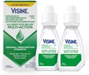 Visine alergy Eye Relief Multi- działanie przeciwhistaminowe i zaczerwienienie Reliever Eye Drops z feniraminą Maleate & Naphazoline HCl, Leczenie kroplą do oczu czerwony, swędzenie, alergia oczu, 0,5 fl. oz, 2 opakowania