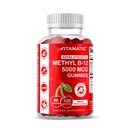 Witamina B12 5000 µg (Metyl B12) Gummie - 120 Hrabia - Wsparcie metabolizmu energii i układu nerwowego Wsparcie zdrowia, Natural Cherry Flavored (1)