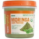 BareOrganics Moringa Liść Superfood Proszek, Organic, suplement wegański, 8 uncji