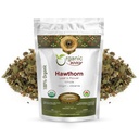 Organic Way Hawthorn Leaf and Flower Whole (Crataegus monogyna) - Herbal Herbata 124; Europejska Wild- Harvest 124; USDA & Koser Certified Amend124; Non GMO & Gluten Free Amend124; Pochodzenie - Albania (1 / 2LBS / 8OZ)