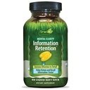 Irwin Naturals mental Clarity Information Retention - 60 Płynne Soft- żele - Pomaga zwiększyć uwagę na detale i zatrzymywania i odzyskiwania informacji szybciej - 30 Całość służby