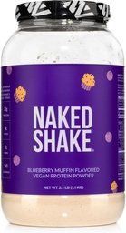 Nagi shake - Blueberry Muffin Protein Powder - Wonderred Plant Based Protein from US & Canadian Farms with MCT Oil, Gluten- Free, Soy- Free, No GMO or Fative Sweeteners - 30 Servings