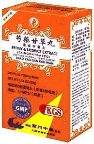 Ekstrakt Peony i Licorice (Shao Yao Gan Cao Wan) 200 tabletek X 12