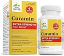 Terry Natural Curamin Extra Siła - Curcumin & Boswellia dla zdrowego wsparcia cyrkulacji - Turmeric Supplement to Support Joints, Muscle Health & Endorphin Production - 90 Tablets
