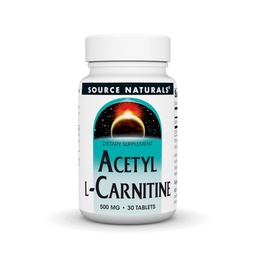Źródło Naturals Acetyl L- Carnitine, 500mg, 30 tabletek