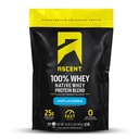 Aspect 100% proszek z białka serwatki - post Workout Izolat białka serwatki, Zero sztucznych aromatów i słodzików, Gluten Free, 5,5 g BCAA, 2,6g Leucyna, Unflavored 2 lb