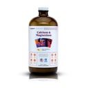 LIQUIDHEALTH Wapń & Magnez Dorosły suplement witaminy płynnej - kości, stawów, mięśni, wsparcia tkanki łącznej, Heart Health, Esential Nutrigents - Made in the USA, Wegan, Nie GMO, No Sugar (32 oz)