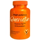 Querce- Tal ™ Quercetin + Bromelain 120 Kapsułki Veg 124; Wysoka moc Zwiększona absorpcja Biodostępność. Wspiera przeciwutleniacz, Oświetlenie się Wydarzenia, Serce immunologiczne Zdrowie, Opakowania maja Wary