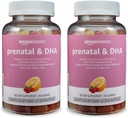 Basics Prenatal & DHA Gummy, Rasberry & Lemon Flavor, 90 Count (Wcześniej Solimon) (Opakowanie 2)