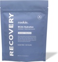 Rookie Wellness Recovery BCAA - Electrolyte and BCAA Powder z 5 g rozgałęzionych aminokwasów łańcuchowych do odzysku mięśni, elektrolitów do hydrolizy, & Tylko 10 kalorii (30 Sług, Ananas kokosowy)