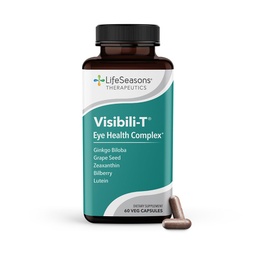 Visibili- T - Suplement Witaminy dla Zdrowia Oko & Vision Support - Marchew Root, Chrom, Bilberry, Ginkgo Biloba, Grape Seed Extract, Likopen, Witamina A, Luteina i Zeaksantyna - 60 Kapsułki