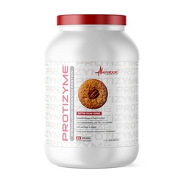 Żywienie metaboliczne, Protyzym, 100% Proszek białka serwatki, Wysokie białko, Niskie węglowodany, Białko serwatki niskotłuszczowej, Enzymy trawienne, 24 Witaminy eteryczne i minerały, Masło Pecan Cookie, 2 Funt (26 ser)