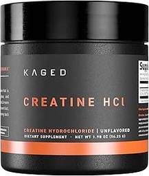 Puder Kreatywny HCl w klatce piersiowej, Unflavored, Muscle Building and Recovery Supplement, Opatentowana formuła, Wysoko rozpuszczalny proszek, 75 Słupki