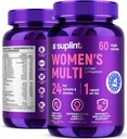 Suplement wielowitaminowy dla kobiet: 124; Kompletny kompleks z witaminą A, C, D, E, B12, Cynk i więcej 124; Włosy, Skóra i Nail Beauty Vitamin 124; Reproductive, Activity & Immune Supplement Supplement