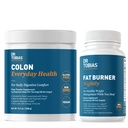 Dr Tobias Colon Codziennie Zdrowie i spalanie tłuszczu Nightly, Daily Digestive & Night Wsparcie Metaboliczne czasu, Pożądania curb, Boost Energy & Gut Health, Non-GMO