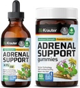 BIO KRAUTER Wsparcie nadnerczy 60 Gummies & Wsparcie nadnerczy Tincture 4 Fl. Oz.