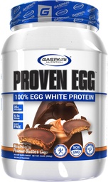Gaspari Nutrition Proven Egg, 100% Białko białko jaj, 25g Białko, Keto Friendly, Dairy i Laktoza Free, Soy Free (2 funtów, Puchar masła orzechowego)