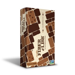 NuGo Fiber d 'Lish Czekolada Brownie, 12g High Fiber, Wegan, 150 Kalorii, 16 Hrabia