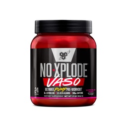 BSN N.O.-XPLODE Vaso Pre Workout Proszek z 8g L- Citrulina i 3,2g Beta- Alanina i Energia, Flavor: Arbuz Smash, 24 Służenia