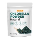Chlorella w proszku Natural- Chlorofil w proszku, wspomaga układ immunologiczny i czynność wątroby, zachować młodość, wegan, bogaty w białko wegańskie i witaminy, 8 oz.