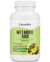 NaturalSlim Wieczór Primrose Oil for Women 1500mg from Cold Pressed Oil - Metaboil 500 GLA Suplement Gamma kwas linolenowy dla zdrowia kobiet, Metabolizm, Heart & Skin Health - 270 Softgels