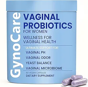 Probiotyki waginalne dla kobiet pH Równowaga 124; Prebiotyki i probiotyki dla kobiet 124; Wełna kobieca dla zdrowia waginalnego 124; Ulga zapachowa dla 124; 60 Kapsułki