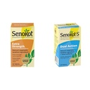 Senekot Ekstra Siła Naturalne roślinne Laksyative & S Dual Action 60 Tablets, Naturalny roślinny Laksyjny składnik Plus Stool Softener Tablets