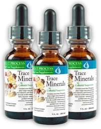 Morter Trace Minerals in Colloidal Suspension (3 pack) Morter HealthSystem Best Process Alkaline - Nutricent Dense Trace Elements, Fulvic Minerals & Amino Acids
