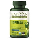 Banyan Botanicals Triphala Tablets - Organic Triphala with Amla, Haritaki & Bibhitaki - for Trawienie, Eliminacja i Zdrowy Gut Microbiome * - 180 Tablets - Non-GMO Sustainable Sourced Wegan