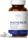 Magnesium Glycinate – Gentle & Highly Absorbable Magnesium for Sleep, Muscle Relaxation & Heart Health | Chelated Magnesium Complex for Energy & Bone Support | 90 Capsules