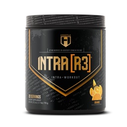 HOSSTILE Intra [R3] Intra Workout Proszek, EAA i BCAA Napoje z węglowodanów, Wzmocnienie energii i wytrzymałość, Build Lean mięśni i poprawić odzysk, Pomarańczowy, 20 Sługi