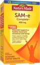 Natural Made SAM- e Complete 400 mg, Suplement diety do wsparcia nastroju, 36 tabletek, 36 Day Supply