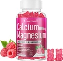 Gummy cynku wapnia i witaminy D3, B6, B12, immunologiczne i wspomagające zdrowie kości suplement magnezu wapnia dla kobiet, bezcukrowy Wegan Malina Flavor 90 Liczby