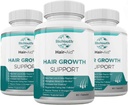Labs Hair Growth Vitamin Suplement do grubszego wzrostu włosów, 180 Kapsułki - odżywczy mieszanka witaminy E, Malina Keton, Żelazko i Piła Palmetto do zminimalizowania utraty włosów dla obu kobiet i mężczyzn.