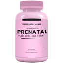 Badania Labs Witaminy prenatalne dla kobiet: 6X Więcej Biodostępne Metylowane Folate Acid Folic MTHF 5 Bilans 124; Wspiera rozwój mózgu, Zdrowy wzrost