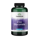 Glukonian cynku Swanson - Suplement mineralny Promowanie zdrowia prostaty, Vision Health, & Immune Support - Glukonian Formularz optymalnego wchłaniania - (250 Kapsułek, 50 mg Każdy)