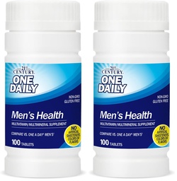 21 Century One Daily Men 's Health Tablets, 100 Count (Pack of 2)