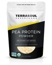 Terrasoul Superfoods Organic Pea Protein (Nieflawored, gładka tekstura), 1.5 funty