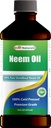 Najlepsze Naturals 100% Czysty olej Neem, 100% Zimny Presset i nierafinowany - 16 OZ (1 butelka)