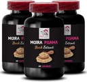 Aktywacja napędu ziołowego - MUIRA PUAMA BARK EXTRACT - Dzienna witalność, Źródło botaniczne, Boost wydajności, Energizing Routine, Energia oparta na plancie, Focus Lift, Adventure Ready 3 Butelki 180 Kapsułki