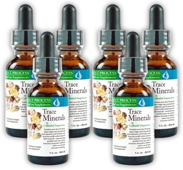 Morter Trace Minerals in Colloidal Suspension (6 pack) Morter HealthSystem Best Process Alkaline - Nutricent Dense Trace Elements, Fulvic Minerals & Amino Acids