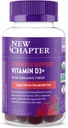 Nowy rozdział Witamina organiczna D3 + Gummie - 52% Mniej cukru §, 1000 IU USDA Witamina organiczna D, One Daily Gummy for Strong Bones & Muscle Function, Non-GMO, Gluten Free, Mieszane Berry Flavored, 60ct