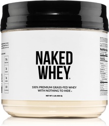 NAKED Serwatka 1Lb - Tylko 1 Składnik, Granulki serwatki w proszku, bez denaturacji, No Gmos, No Soy, Gluten Free, Stymulowanie wzrostu, Poprawa Odzyskiwania - 15 Sług