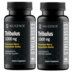 Nugenix Essentials Tribulus Terrestris for Men Extract - 95% Total Saponin, 1000mg High Pottency, Extra Siła, 120 Count