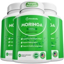 Rosabella Moringa Kapsułki - Czysty Moringa Proszek, Energia, Skóra, Immune & Gut Zdrowie Superfood, Bogate w przeciwutleniacze, Witaminy i aminokwasy, Naturalne Green Superfood Suplement - 180 Hr